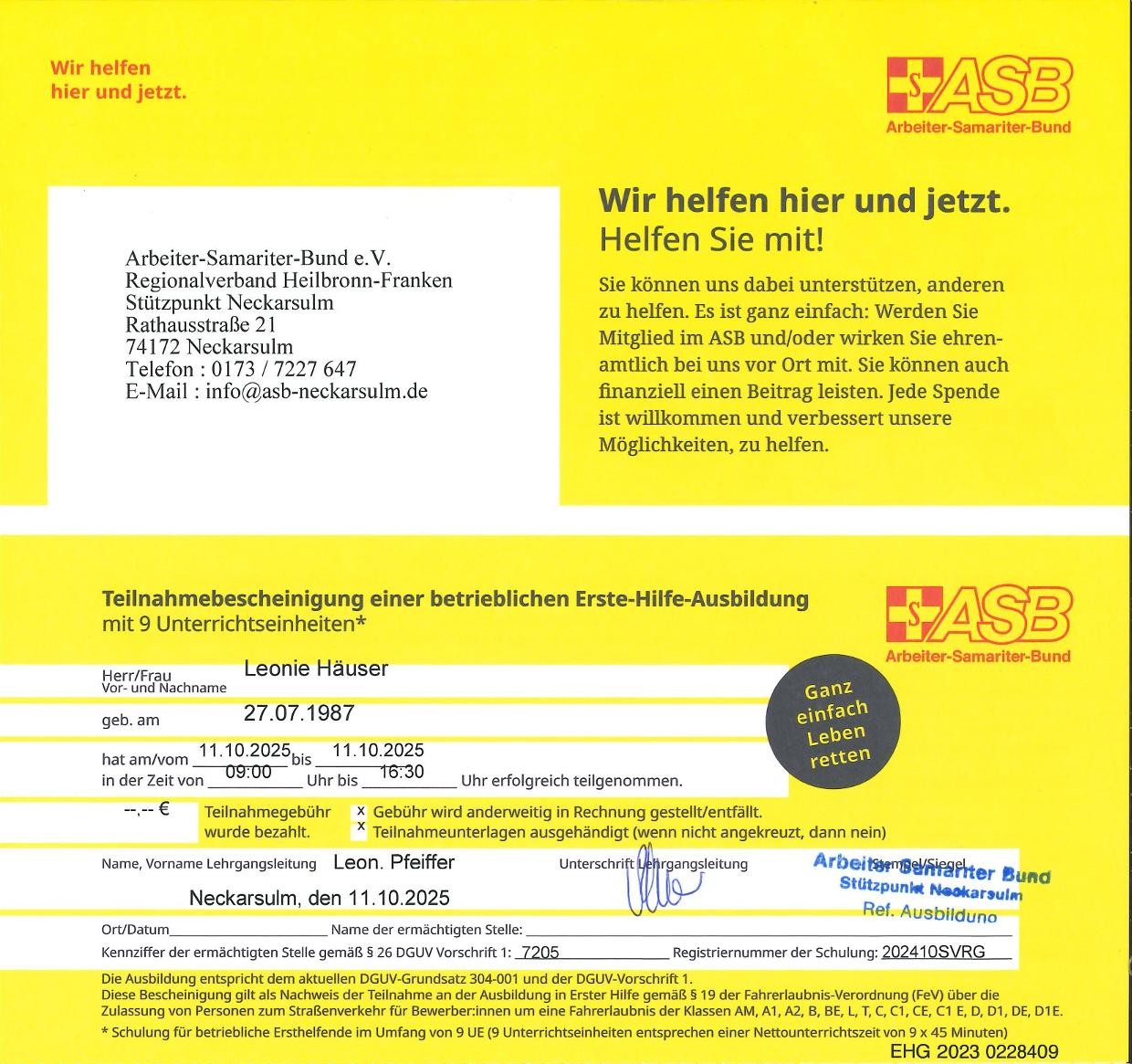 2025 11 10 Erste Hilfe Leonie Haeuser 1